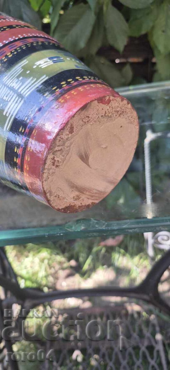 Ωραίο παλιό μεγάλο βουλγαρικό κεραμικό βάζο - 7