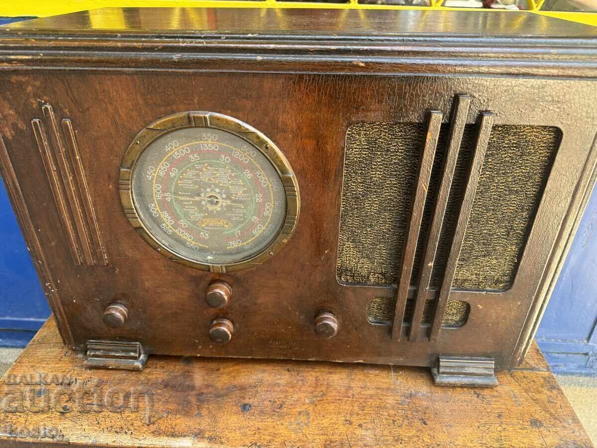 Αμερικάνικο λυχνιακό ραδιόφωνο Crosley