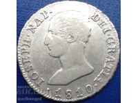 Χοσέ Ναπολέων 1810 4 Ρεάλια Ισπανία Μαδρίτη 5,97γρ ασήμι