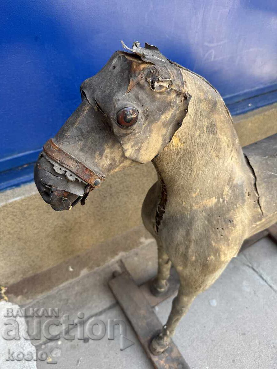 Auction  Old toy horse from 1890