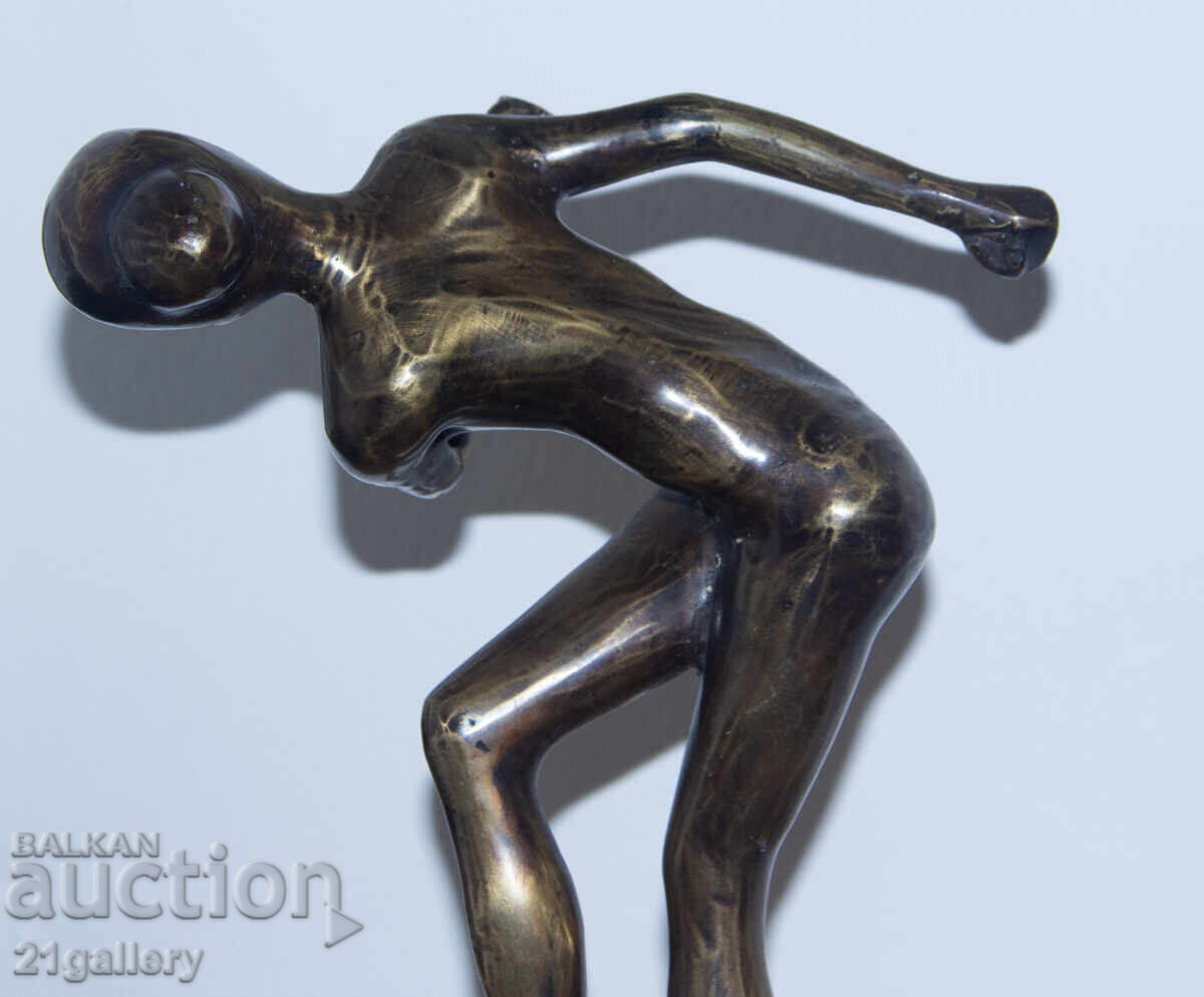 Auction  Original Bronze Sculpture, Female Figure