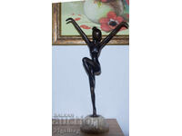 Sculptură plastică din bronz, autor, corp feminin
