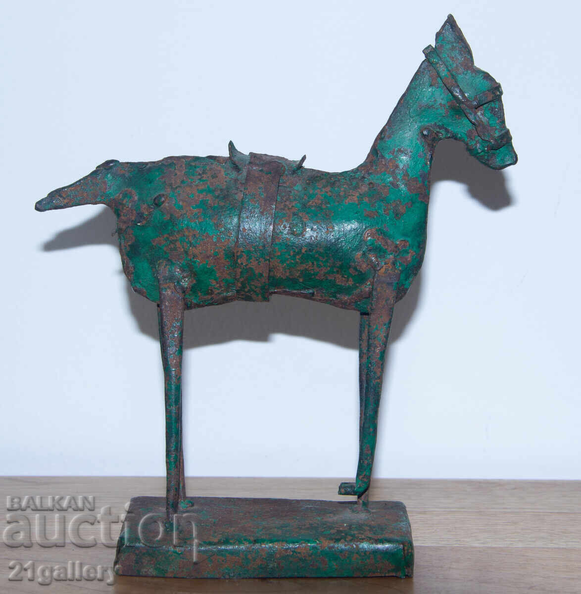 Παράδοση Αυθεντική μεταλλική γλυπτική, πλαστική, άλογο