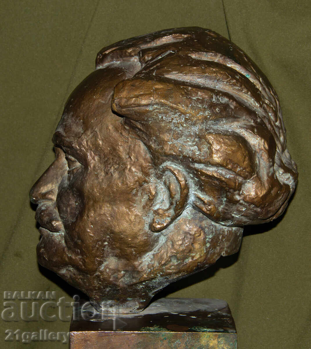 Δημοπρασία Κρουμ Ντερμεντζίεφ (1916 -2005) Γλυπτό χάλκινο Γεώργι Ντιμιτρόφ