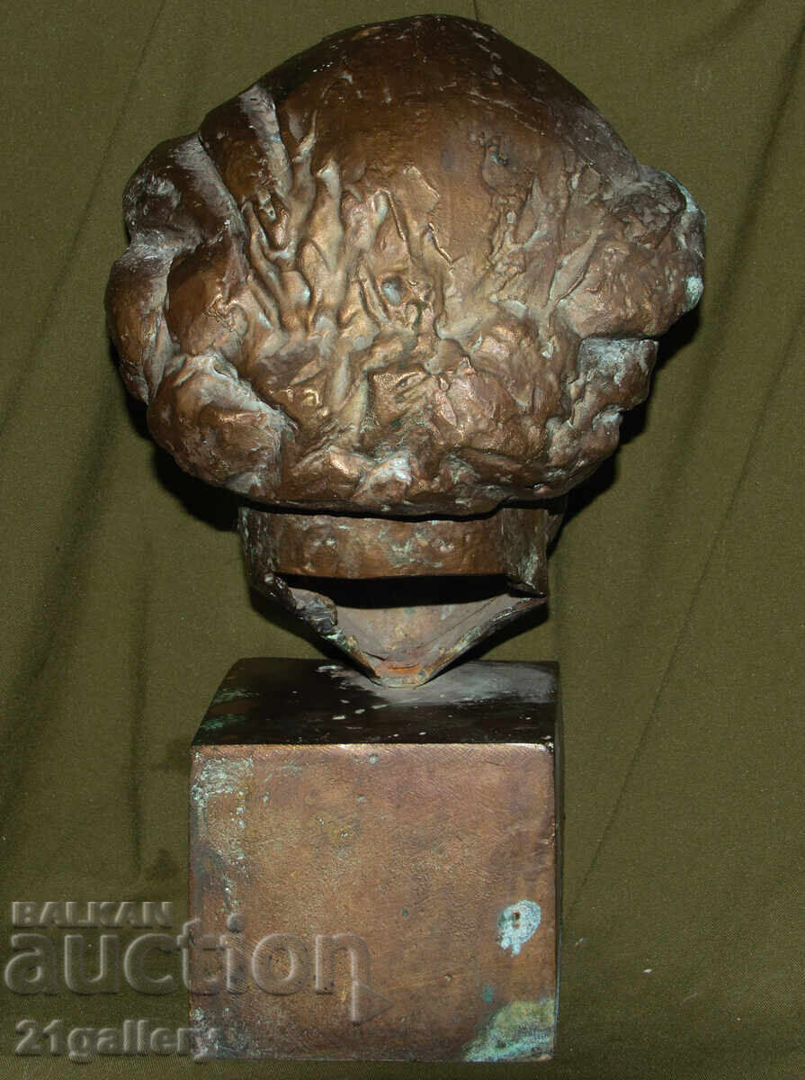 Livrarea Krum Dermendjiev (1916 - 2005) Sculptură bronz Gheorghi Dimitrov