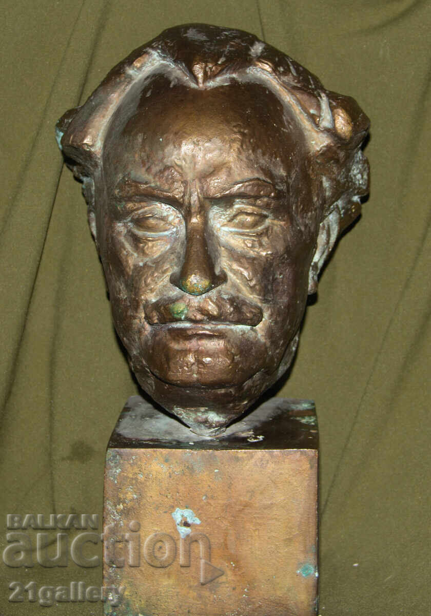Κρουμ Ντερμεντζίεφ (1916 -2005) Γλυπτό χάλκινο Γεώργι Ντιμιτρόφ - 7