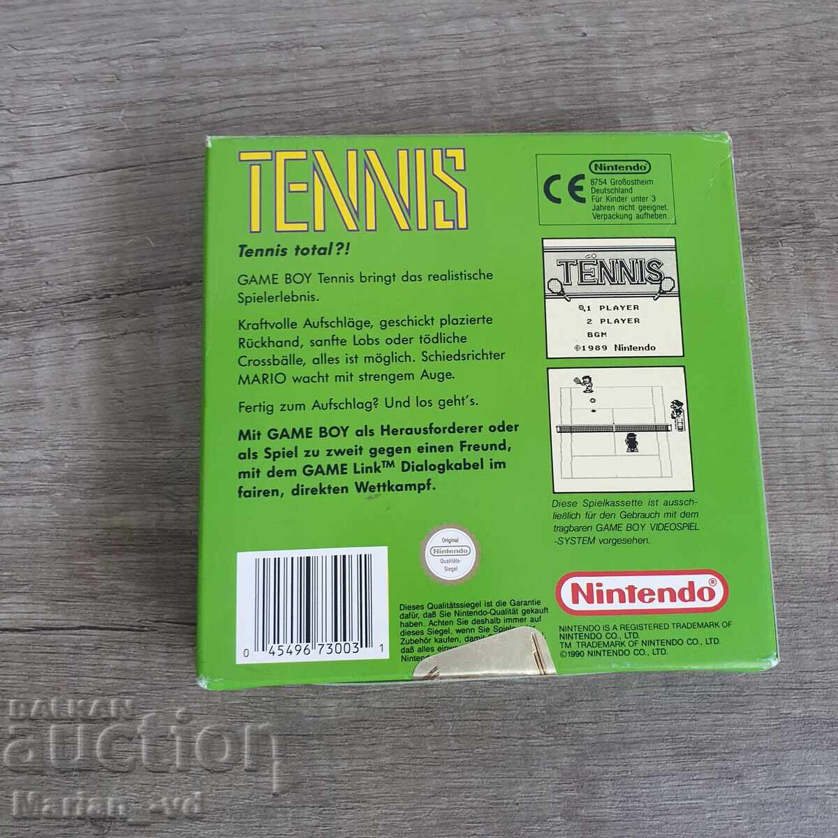 GAMEBOY Nintendo 1990 Joc de tenis - 5