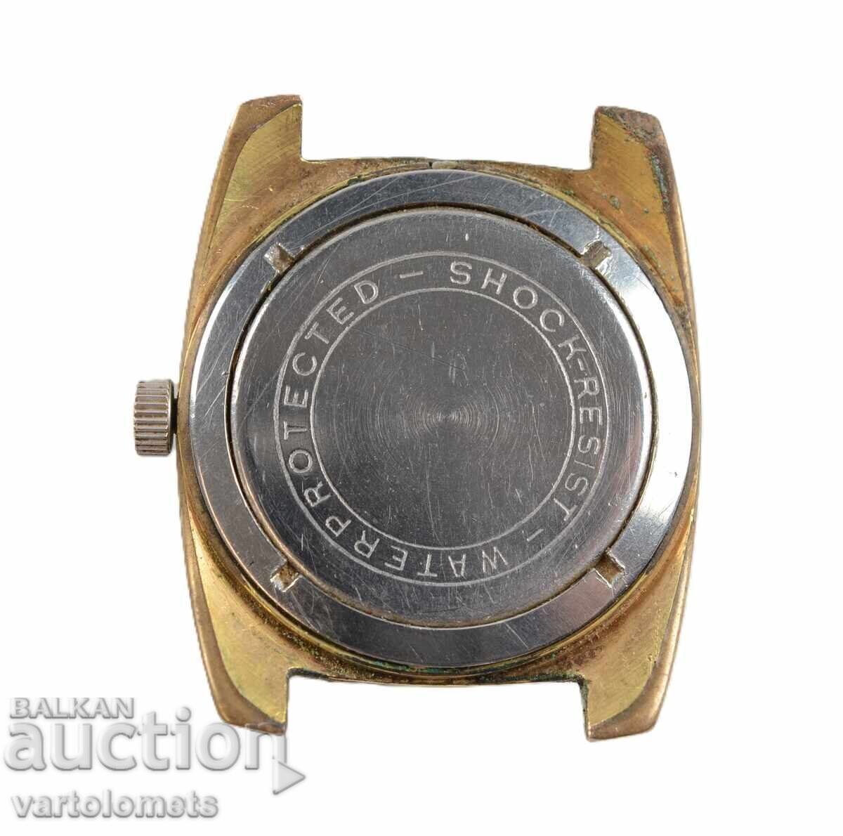 Auction  Men's watch POLJOT POLJOT USSR with gold plating 20 Mk - working