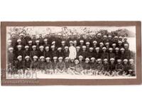 1935 OLD PHOTO CARD MILITARY UNIT BORIL VILLAGE ORYAHOVO E386