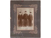 FOTOGRAFIE VECHE CARTON SVIȘTOV PORTRET DE FAMILIE KONSTANTINOV E387