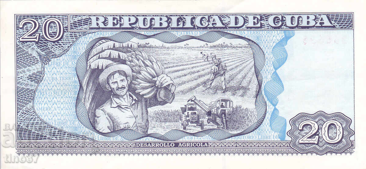 Auction  tino37 - CUBA - 20 PESOS - 2002 - VF+