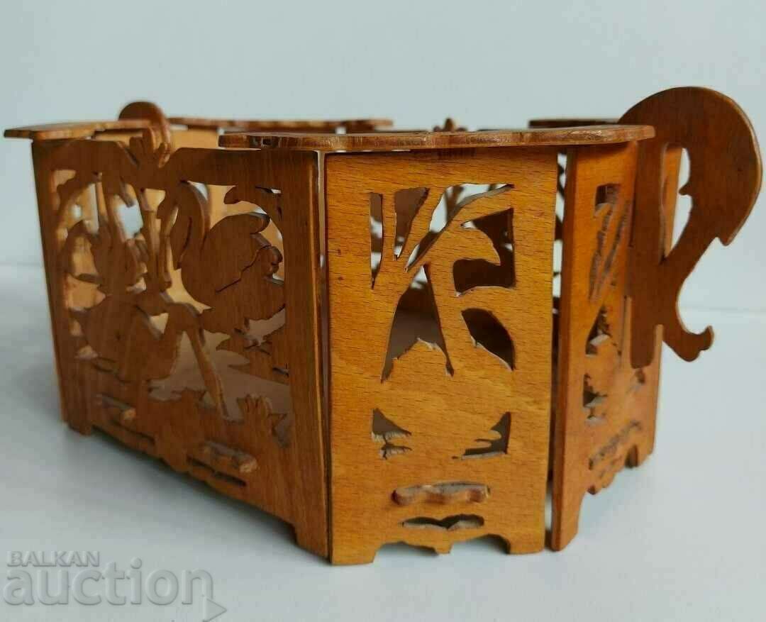 ΠΑΛΙΟ ΣΚΑΛΤΟ ΞΥΛΙΝΟ ΚΟΥΤΙ ΠΑΝΕΡ ΒΑΣΙΛΕΙΟ ΒΟΥΛΓΑΡΙΑΣ ΞΥΛΟ - 6