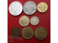 Mixed lot of 8 coins