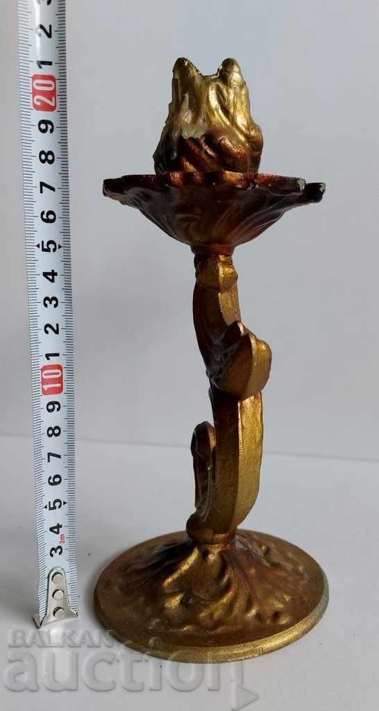 STAR FIGURAL METAL CANDLEHOLDER CANDLE WAX CANDLES with price 19.00 BGN | € 9.71