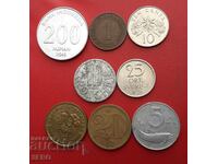 Mixed lot of 8 coins