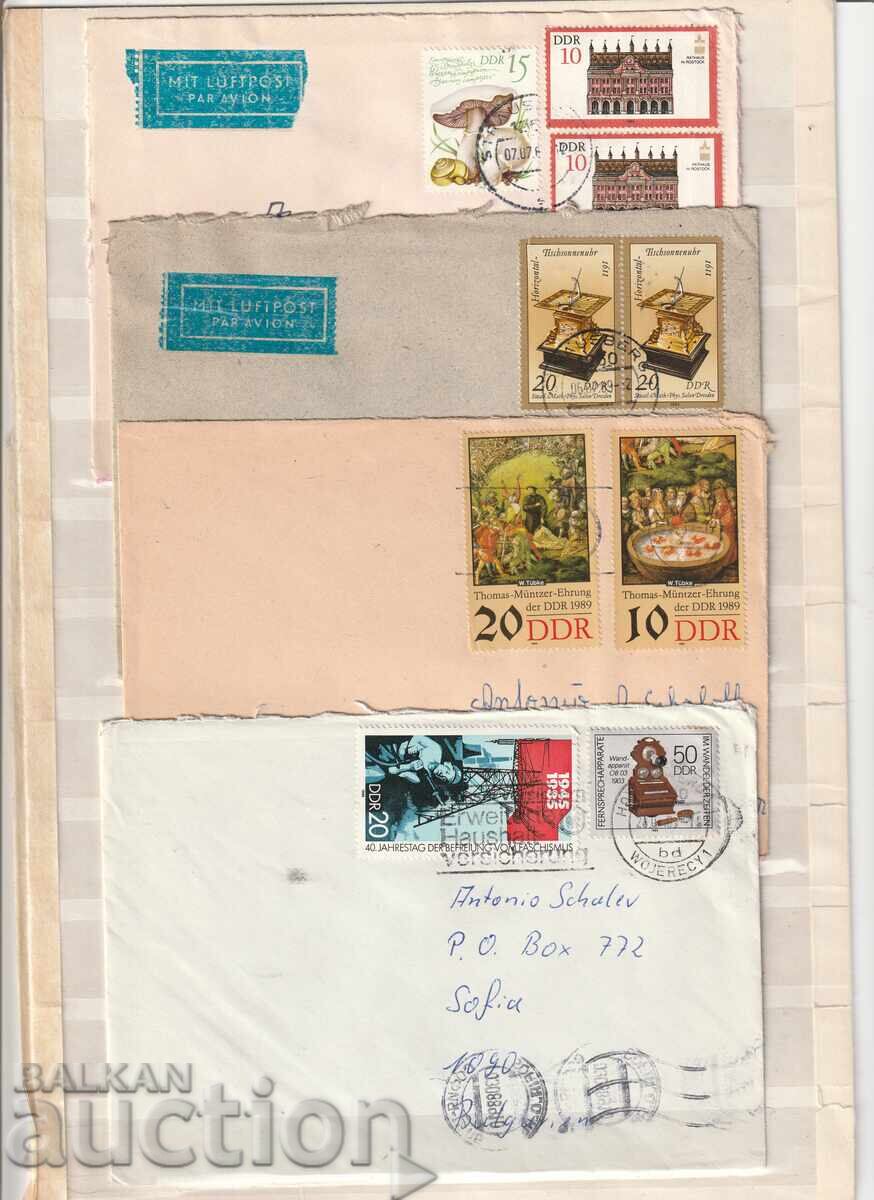 GDR P.P. traveled 4 pcs