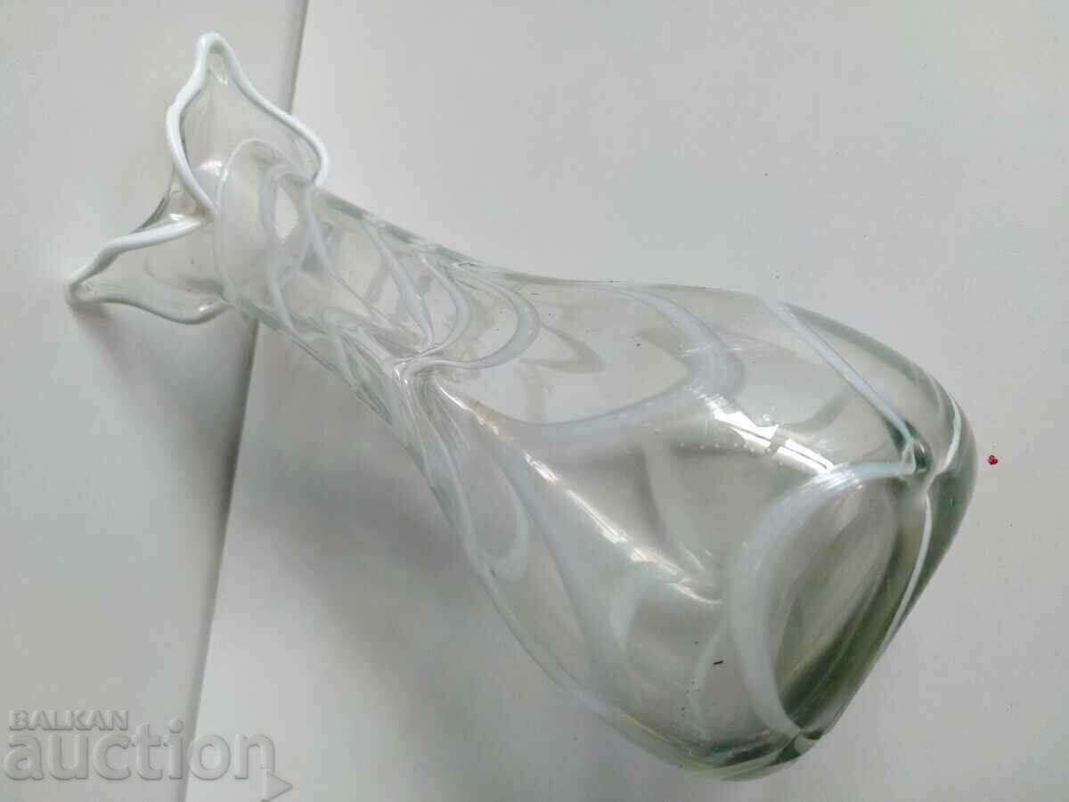 . BEAUTIFUL TOBACCO HEALTHY GLASS VASE TOBACCO GLASS - 7