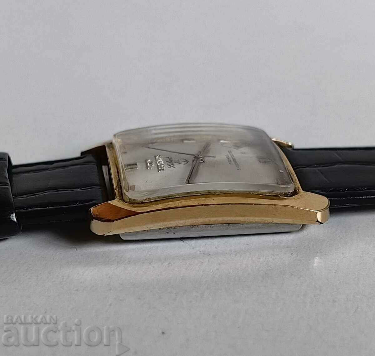 RARE TECHNOS SELECT SWISS LARGE GOLD MEN'S WATCH - 6