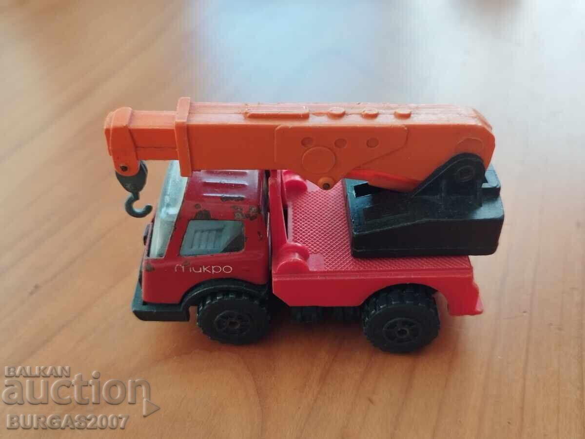 Old toy, crane truck, Micro - Razgrad, NRB with price 20.00 BGN | € 10.23