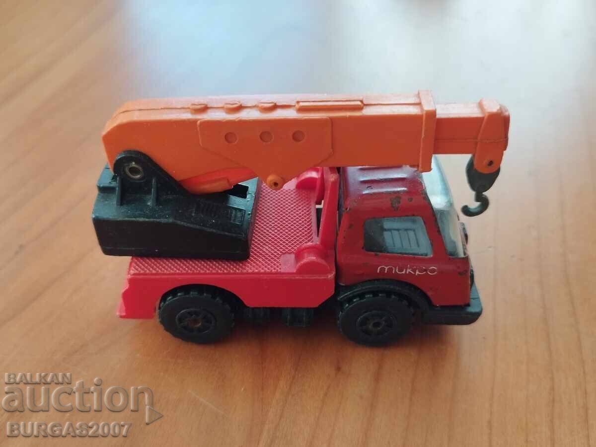 Old toy, crane truck, Micro - Razgrad, NRB