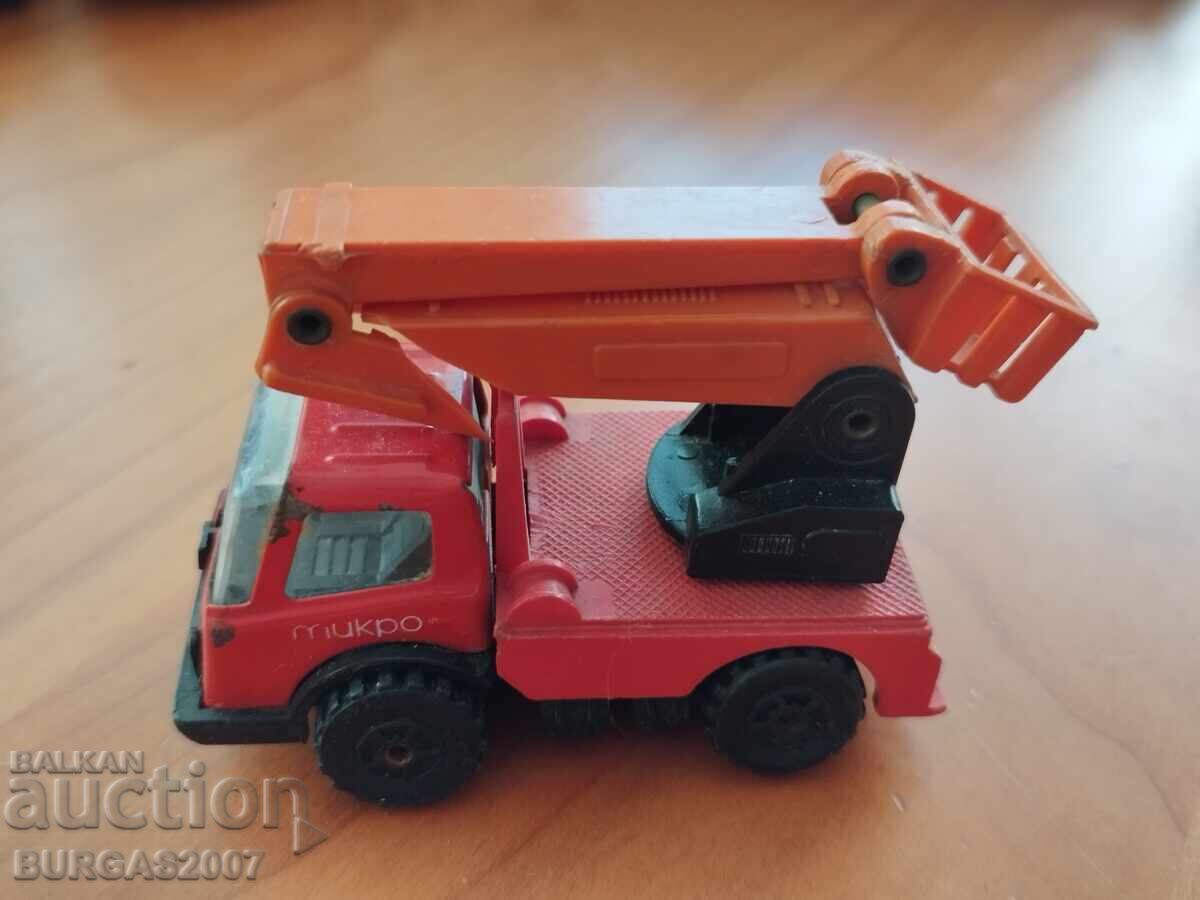 Old toy, truck, aerial lift, Micro - Razgrad, NRB with price 10.00 BGN | € 5.11 Old toy, truck, aerial lift, Micro - Razgrad, NRB with price 10.00 BGN | € 5.11