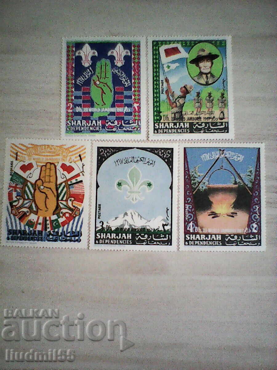 ОАЕ - 12- тото Световно скаутско джамборе 1967 ЧИСТА СЕРИЯ ОАЕ - 12- тото Световно скаутско джамборе 1967 ЧИСТА СЕРИЯ