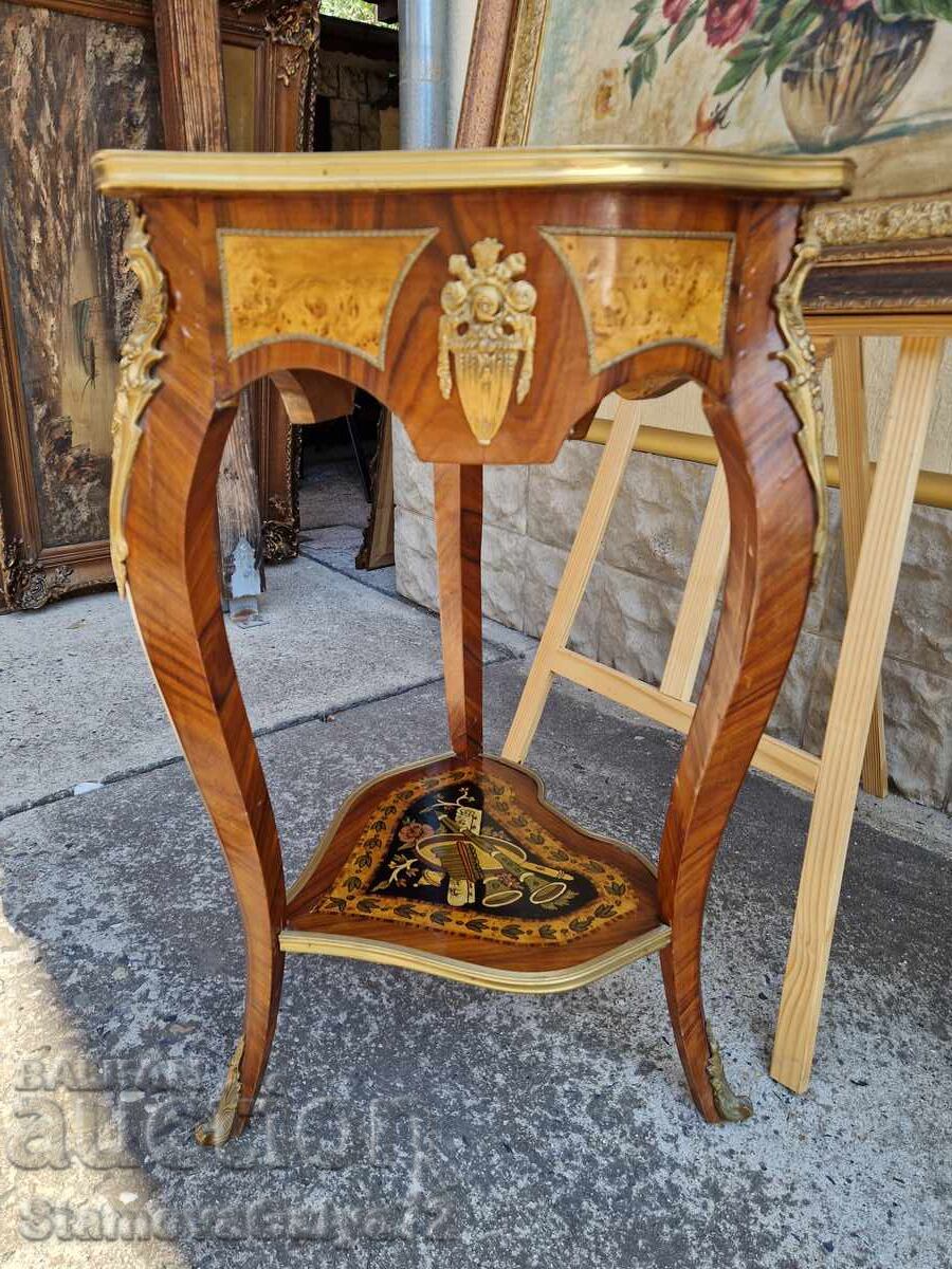 Măsuță înaltă superbă, antică, barocă, franceză - 6 Măsuță înaltă superbă, antică, barocă, franceză - 6