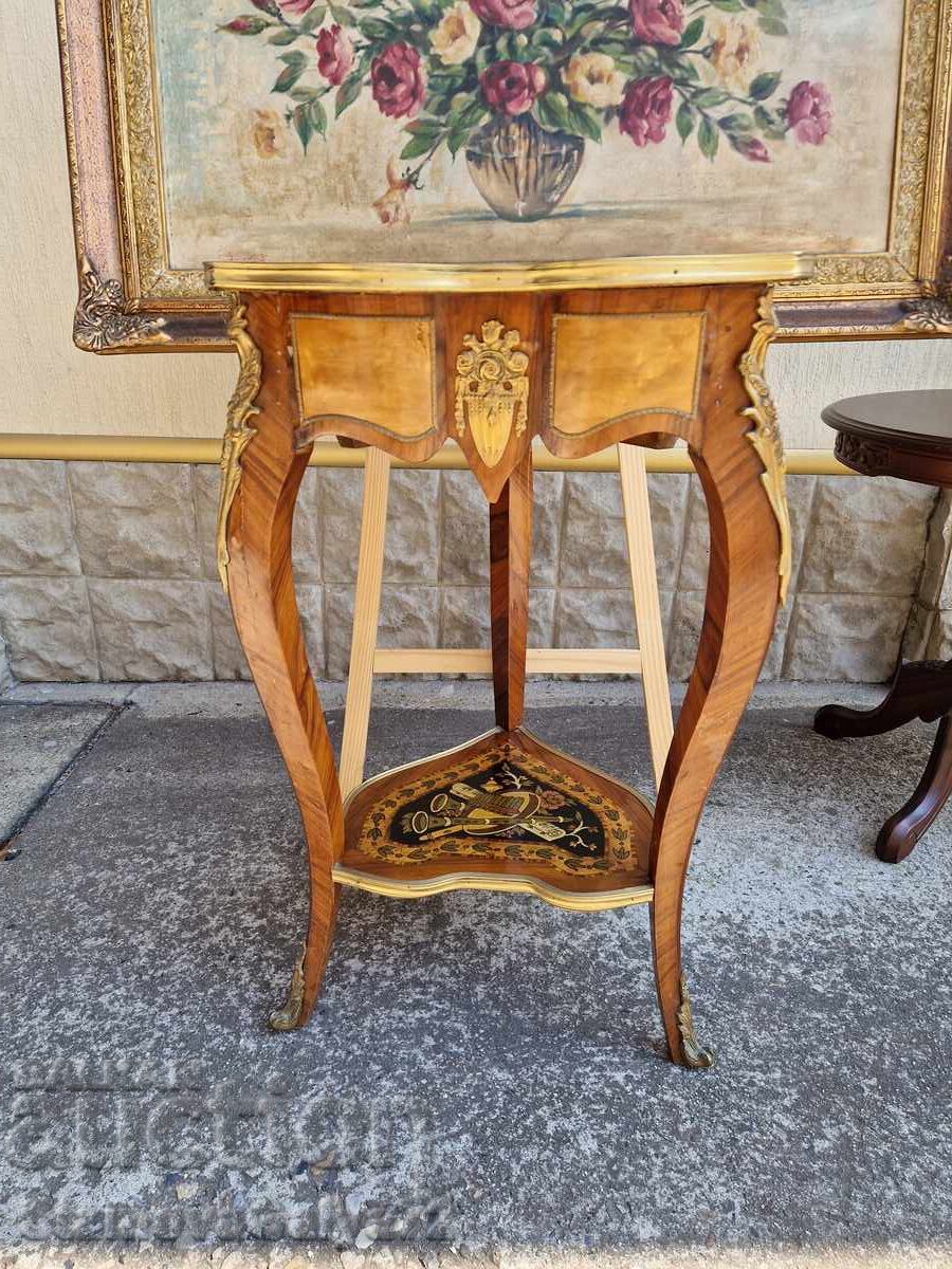 Măsuță înaltă superbă, antică, barocă, franceză - 7 Măsuță înaltă superbă, antică, barocă, franceză - 7