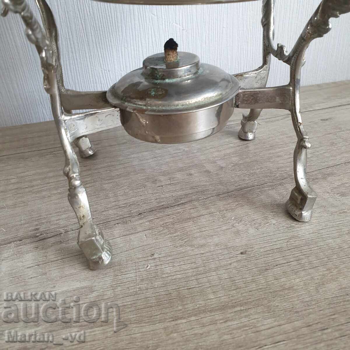 Σπιρτόφωτο τσαγιέρα με βάση και καυστήρα, 1.5 λίτρα με τιμή 80.00 BGN | € 40.90