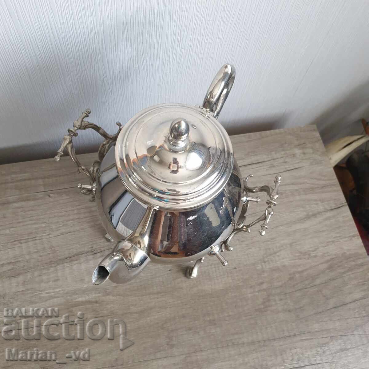 Σπιρτόφωτο τσαγιέρα με βάση και καυστήρα, 1.5 λίτρα - 6