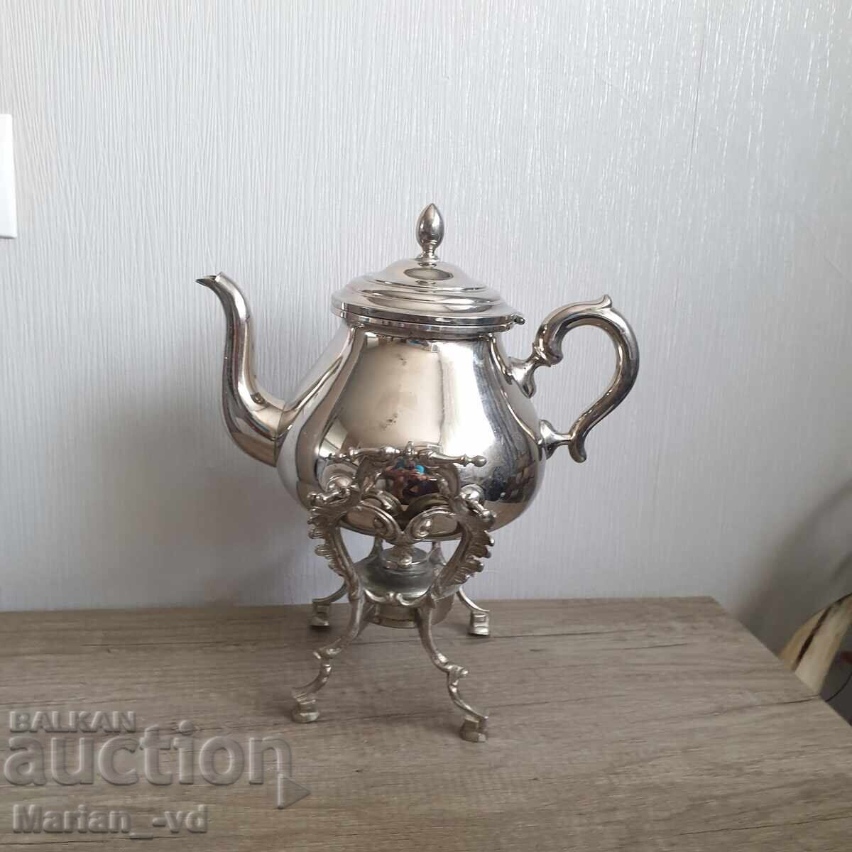 Σπιρτόφωτο τσαγιέρα με βάση και καυστήρα, 1.5 λίτρα