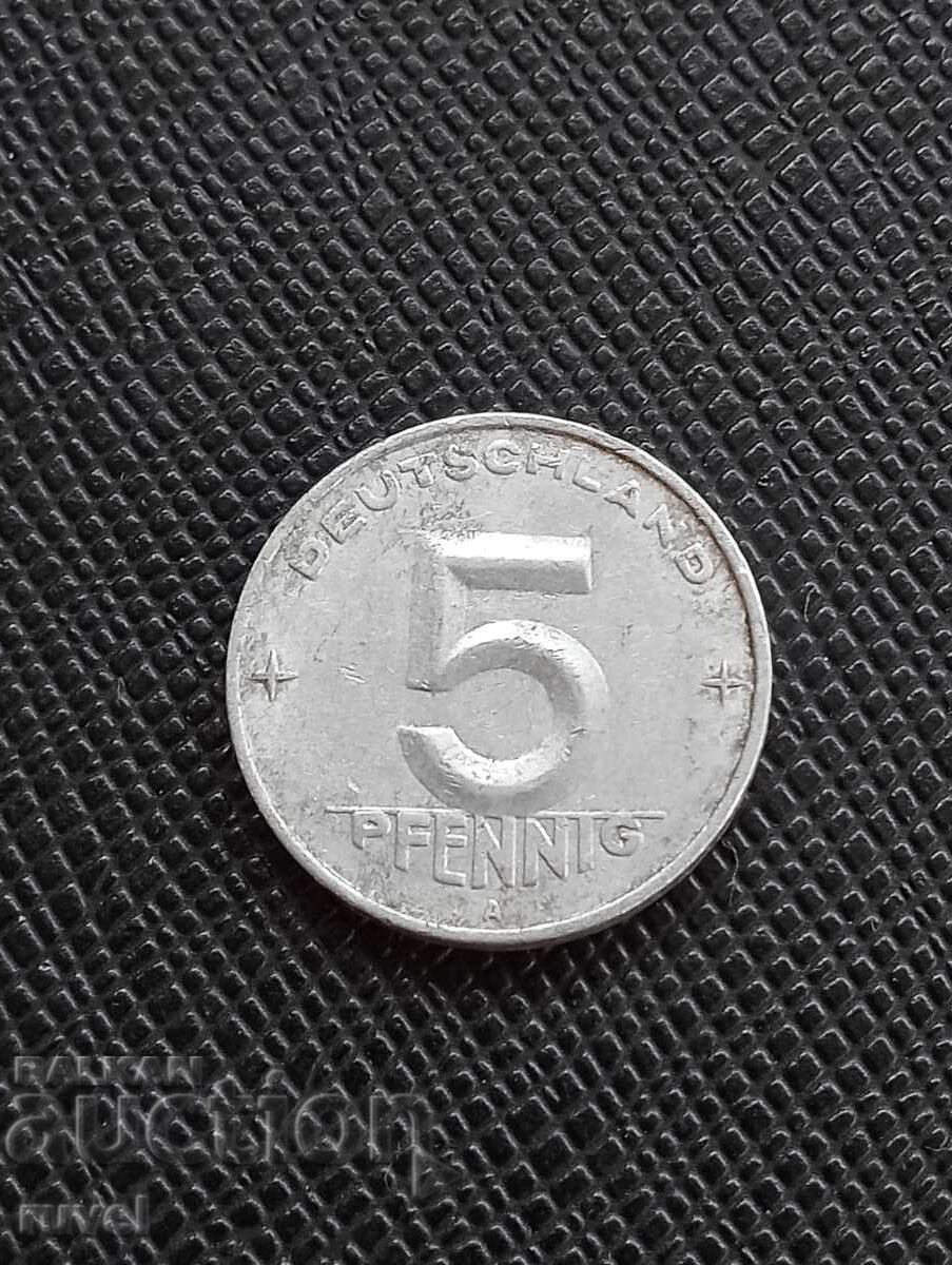Germany 5 Pfennig 1952