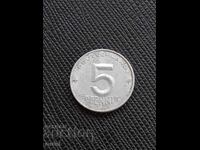 Germany 5 Pfennig 1952