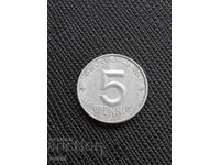 Γερμανία 5 πφένιγκ 1952 g