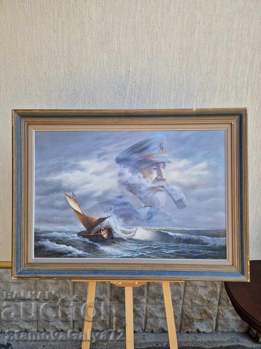 Μοναδικός αριστουργηματικός αυθεντικός πίνακας λαδιού σε καμβά