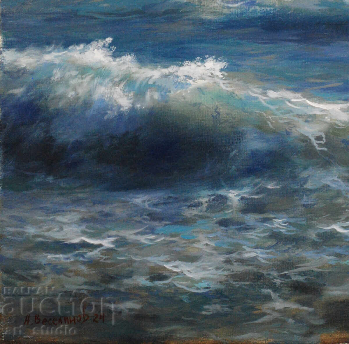 Морски   изглед     -масл бои с цена € 86.92 | 170.00 лв.