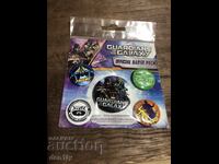 Официален комплект значки на Marvel: Пазителите на галактика