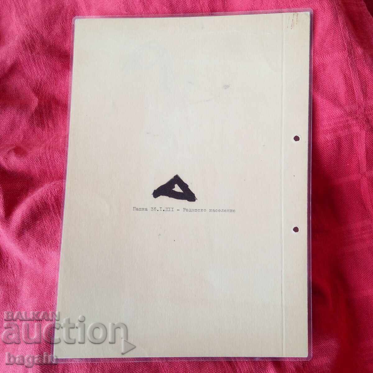 Аукцион Родопска носия акварел.