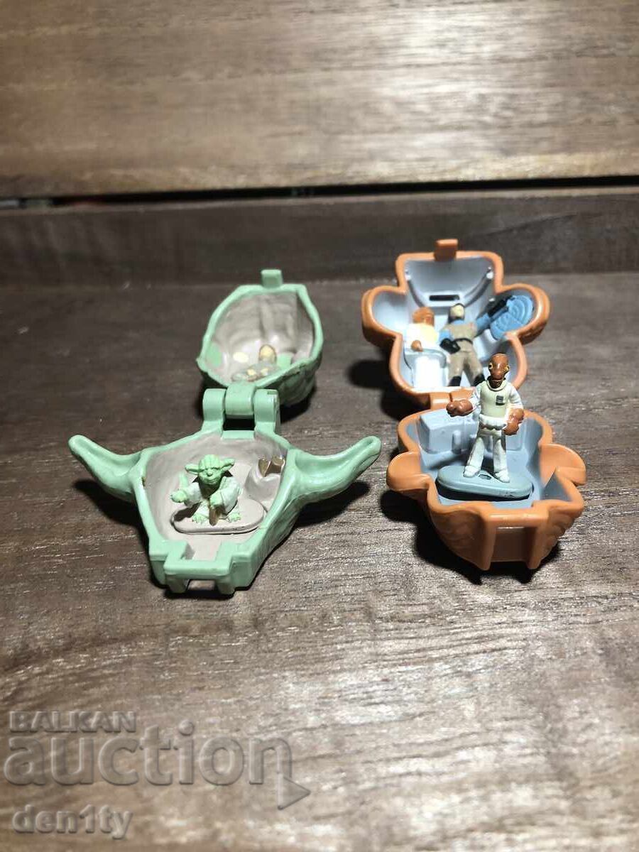 Мини фигурки Йода и Адмирал Акбар, диорамата Star Wars