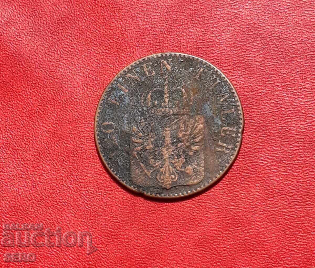 Germania-Prusia-3 Pfennig 1860 A-Berlin cu preț 3.00 BGN | € 1.53