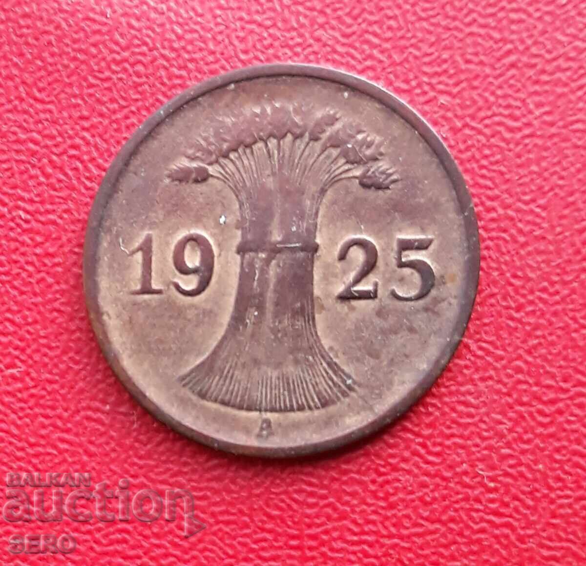Germany-1 pfennig 1925 A-Berlin with price 0.41 BGN | € 0.21 Germany-1 pfennig 1925 A-Berlin with price 0.41 BGN | € 0.21