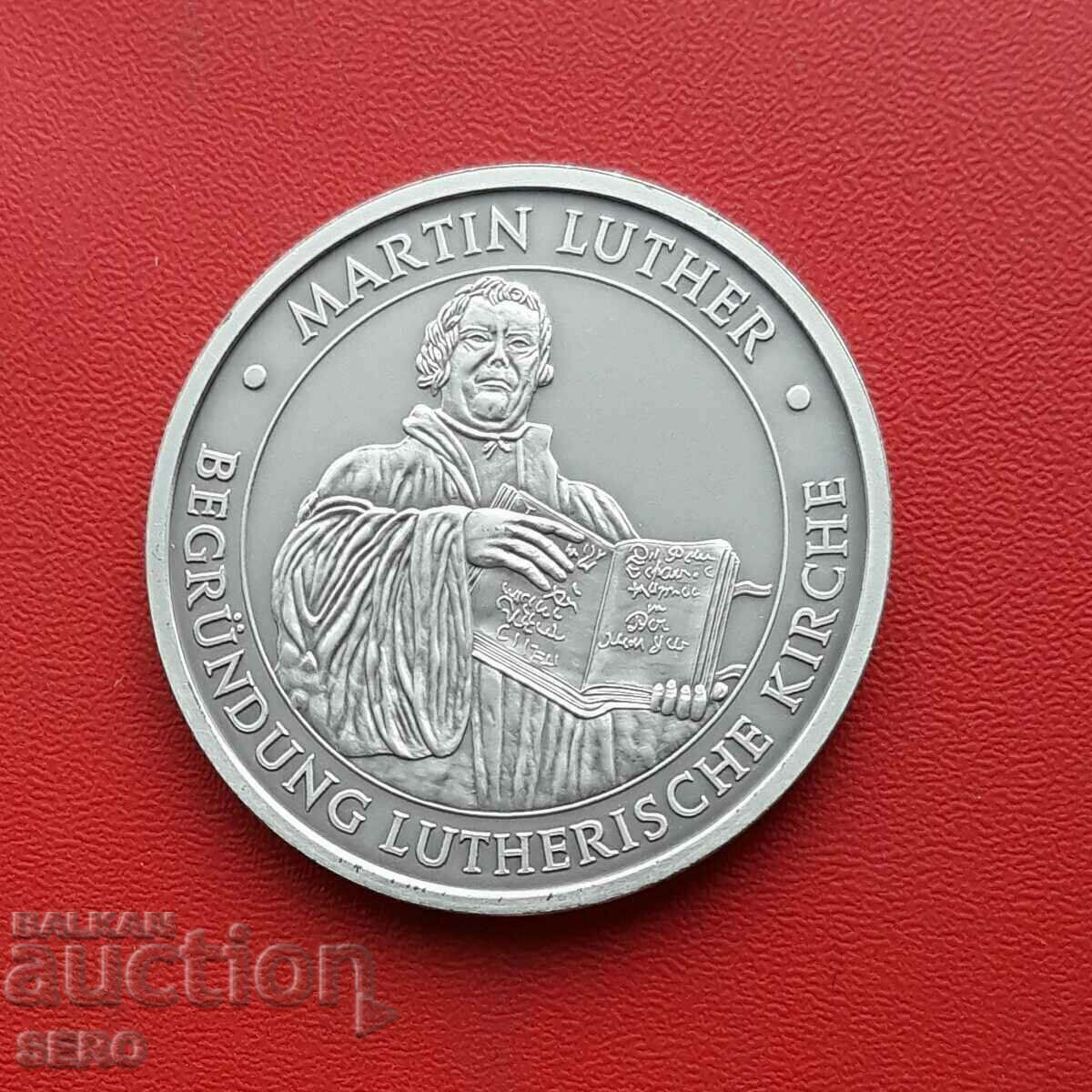 Germany-medal from the "500 years of Reformation" series - M. Luther Germany-medal from the "500 years of Reformation" series - M. Luther