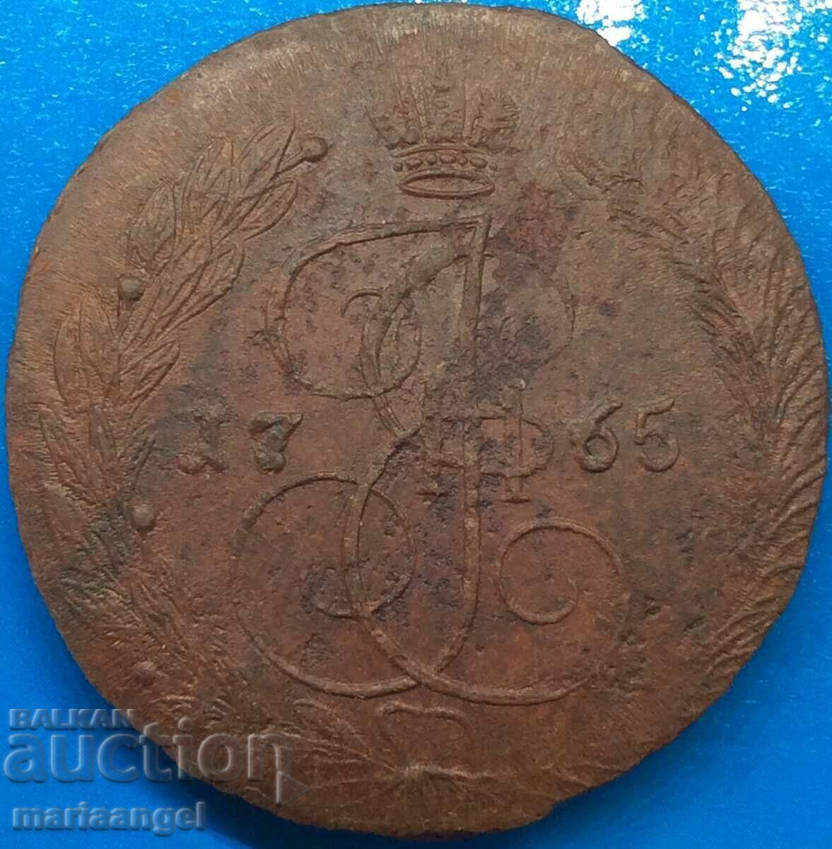 Παράδοση 5 καπίκια 1765 Ρωσία 42mm 54,25g μέλι