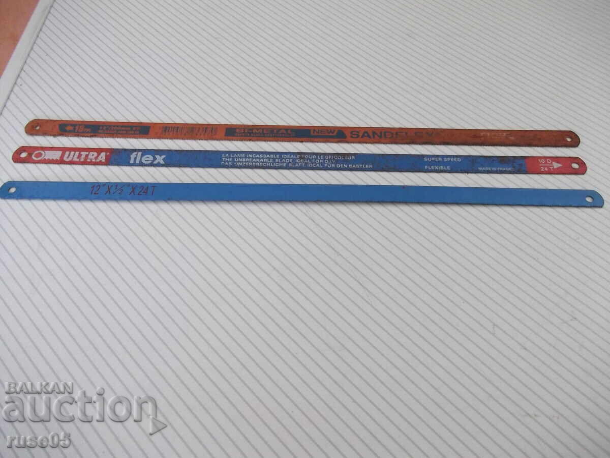 Delivery of Lot of 3 hand saw blades