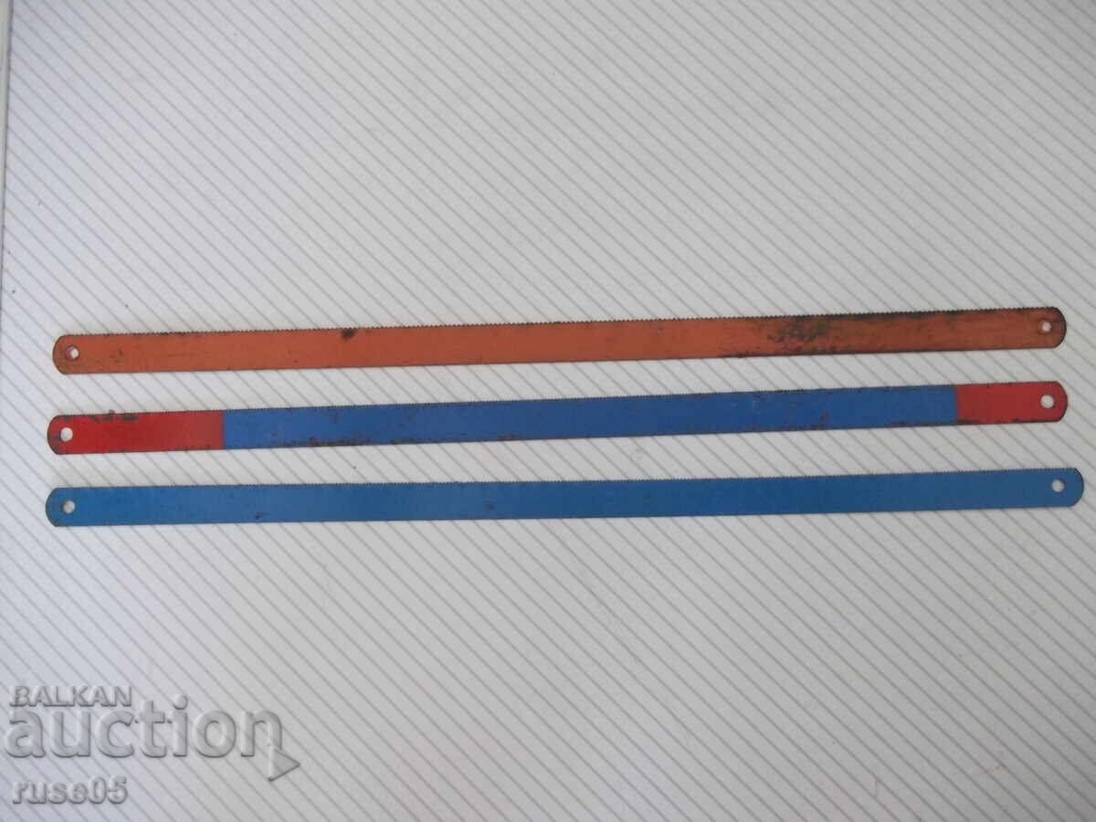 Lot of 3 hand saw blades - 7