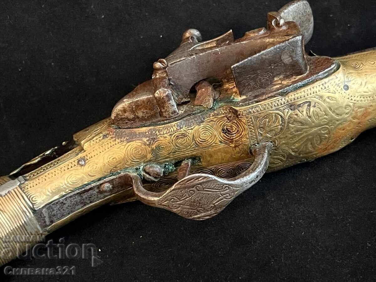 Pistol vechi de cremene, din perioada Renașterii - 5 Pistol vechi de cremene, din perioada Renașterii - 5