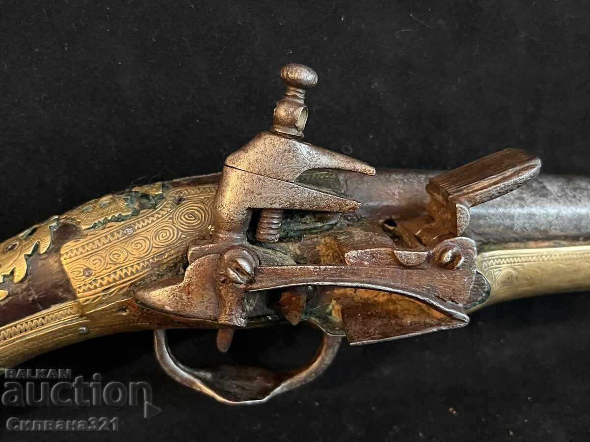 Pistol vechi de cremene, din perioada Renașterii - 6 Pistol vechi de cremene, din perioada Renașterii - 6