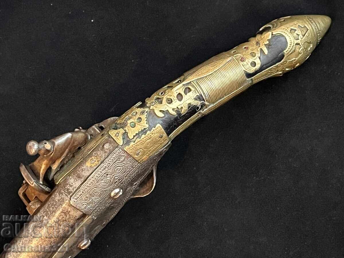 Pistol vechi de cremene, din perioada Renașterii - 7 Pistol vechi de cremene, din perioada Renașterii - 7