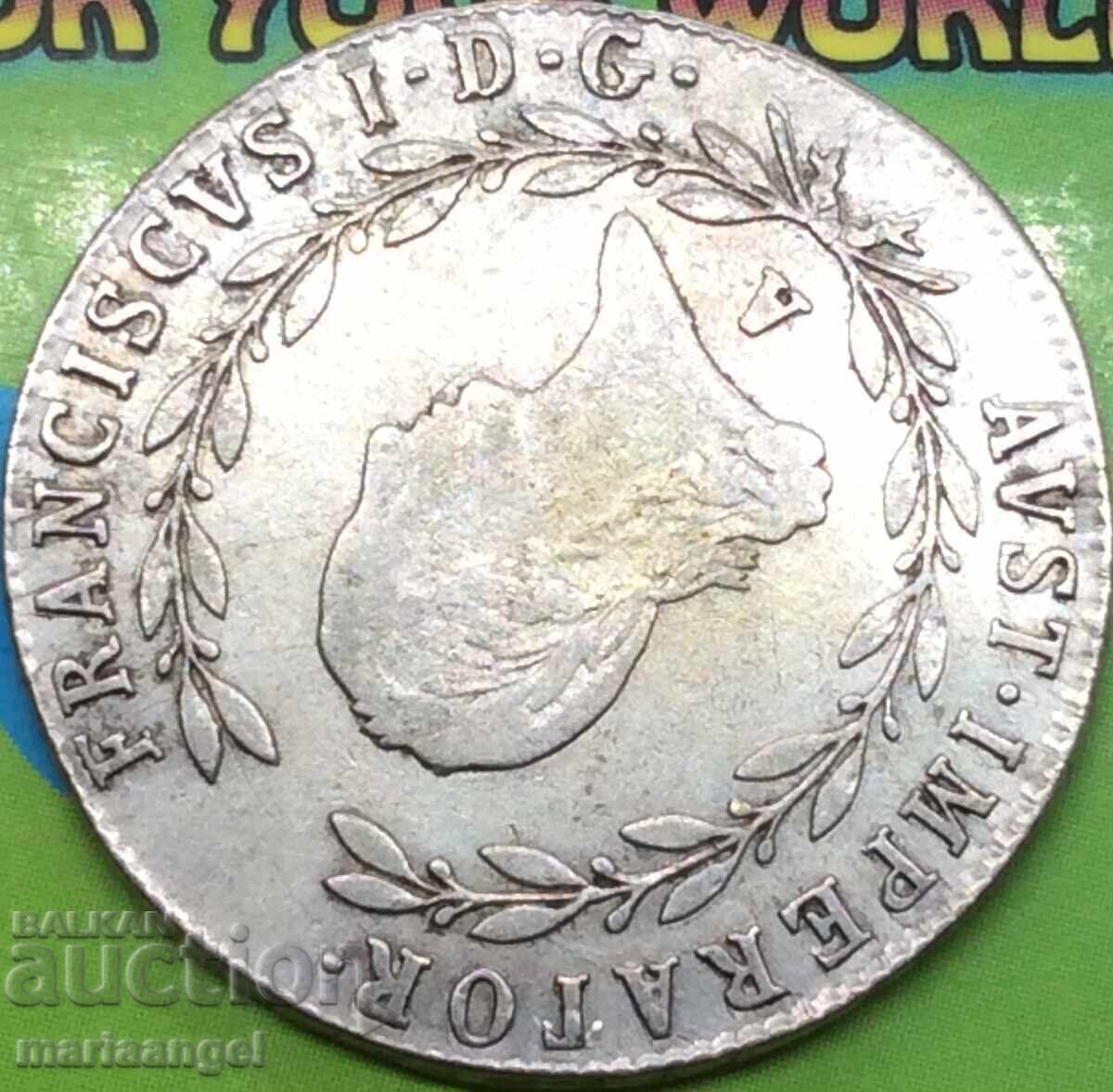 Delivery of 20 Kreuzer 1818 Austria A - Vienna Hungary silver