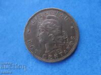 2 Centavos 1891 Argentina